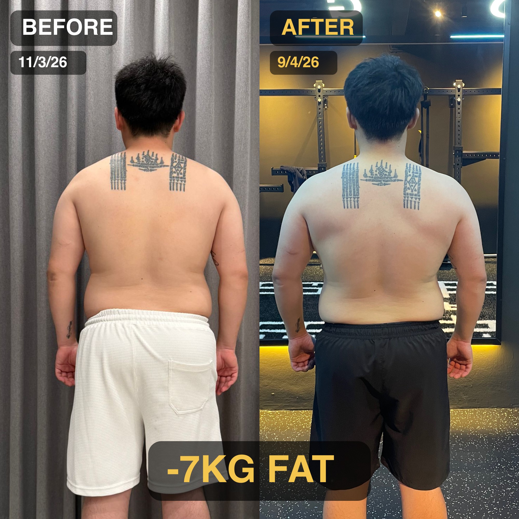 JSPROGYM client transformation — before & after